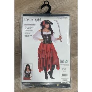 Costume Dreamgirl Cosplay Dress Up POTC Jack Sparrow Women's M Zip Up Modest
